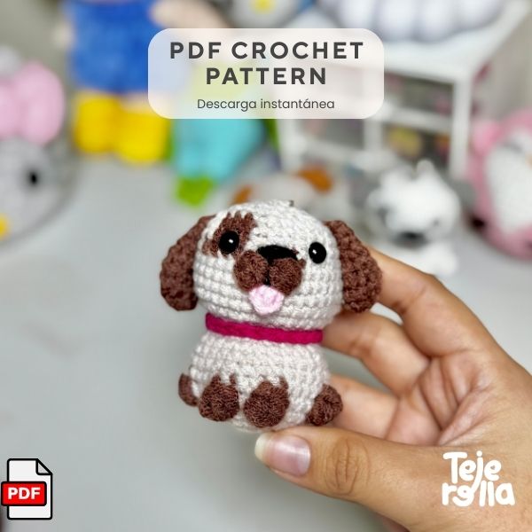 CACHORRITOS patron de crochet español e ingles