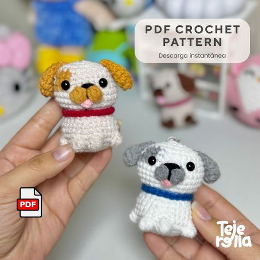 CACHORRITOS patron de crochet español e ingles